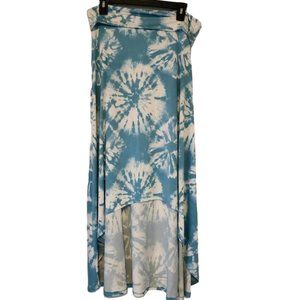 NWOT LuLaRoe Women's OLIVIA Tye-Dye Design Hi-Low Skirt